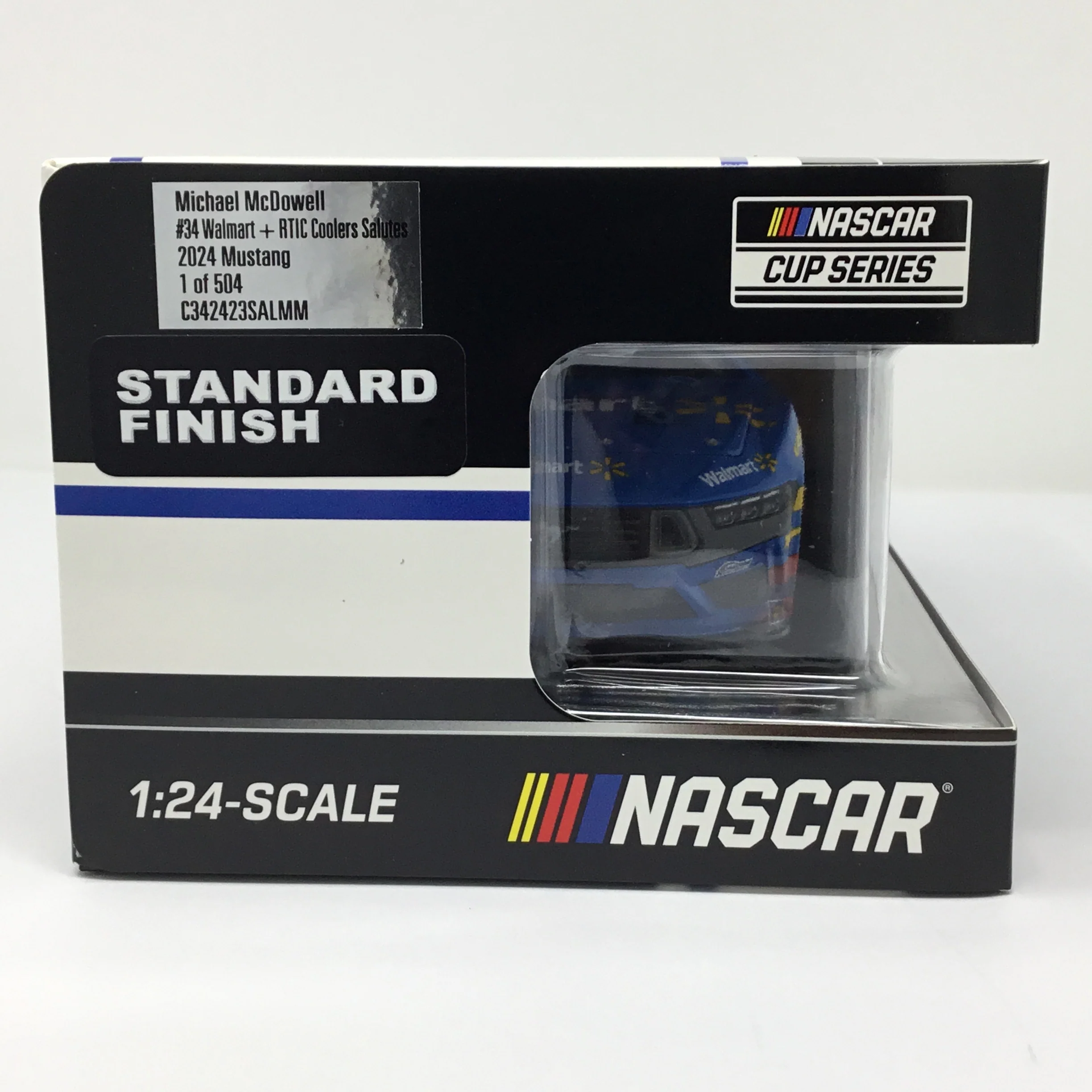 Michael McDowell 2024 Walmart + RTIC Coolers Salutes 1:24 Diecast - Image 6