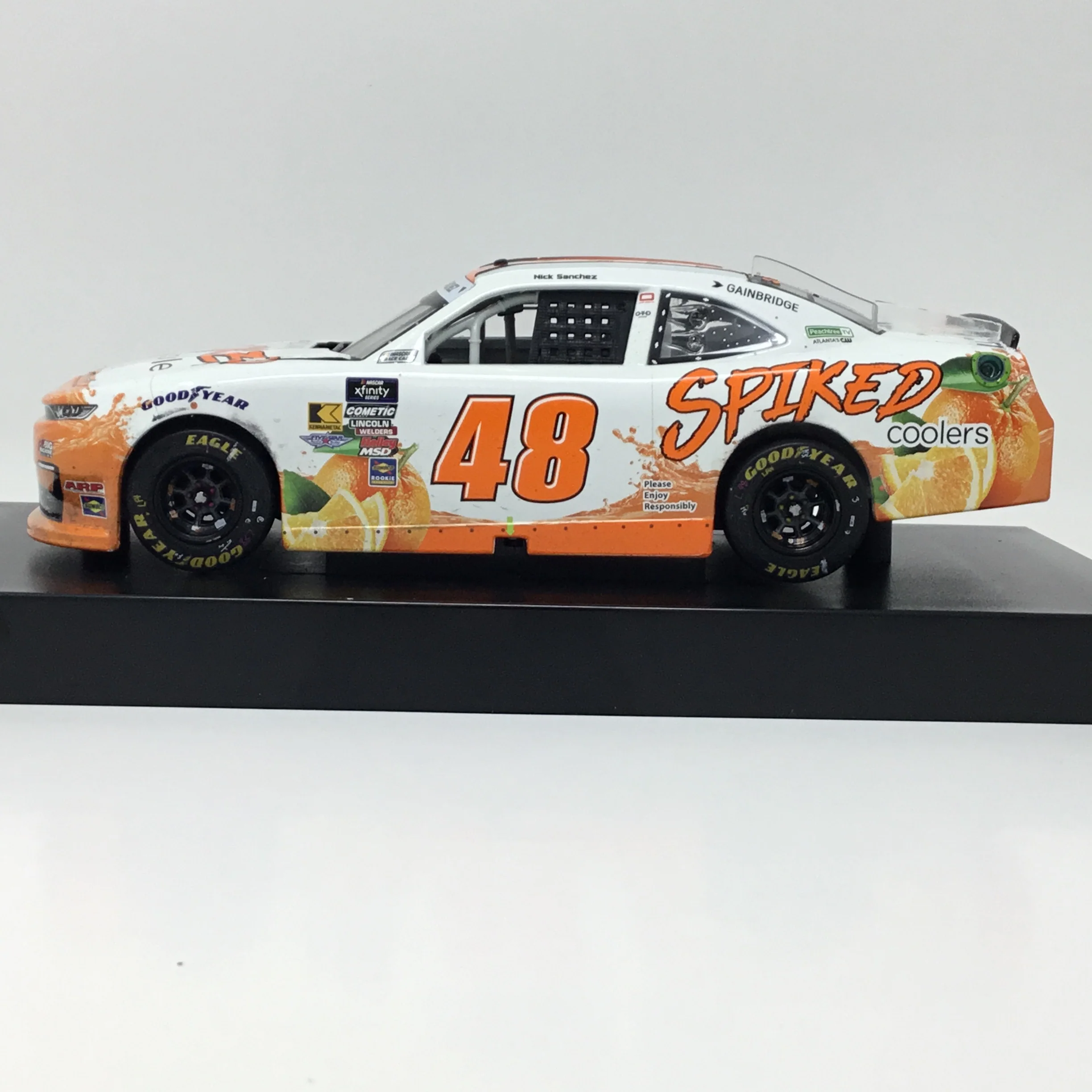 Nick Sanchez 2025 Spiked Coolers Echopark Atlanta Race Win 1:24 Diecast - Image 2