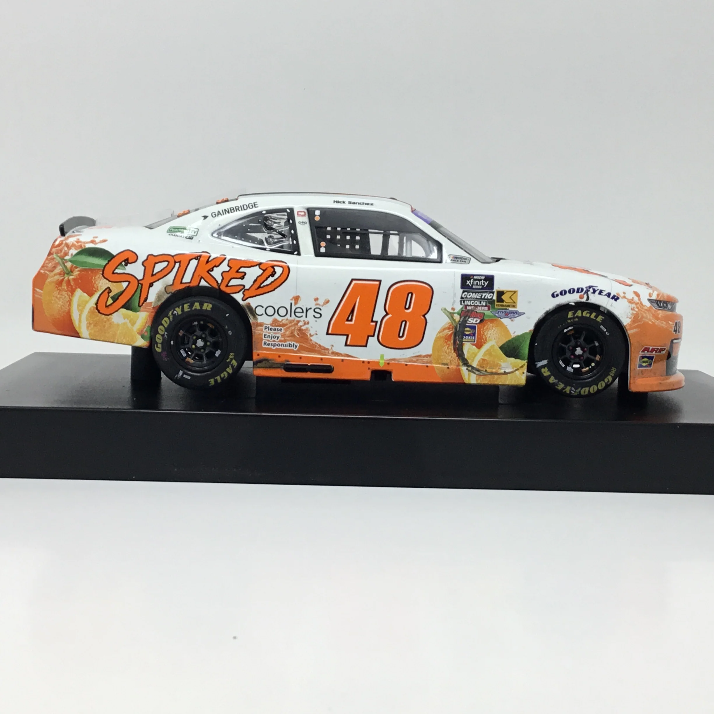 Nick Sanchez 2025 Spiked Coolers Echopark Atlanta Race Win 1:24 Diecast - Image 4