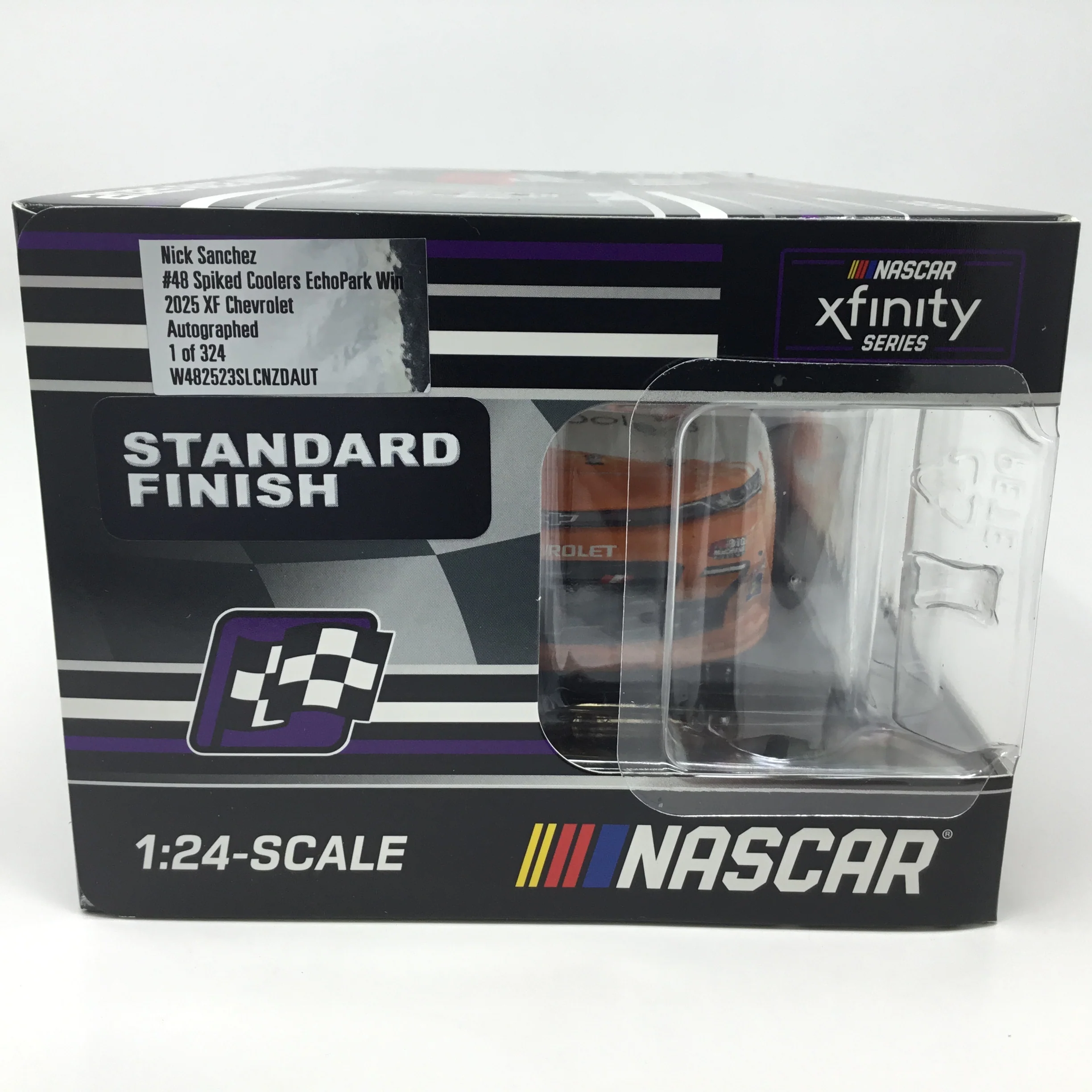 Nick Sanchez 2025 Spiked Coolers Echopark Race Win Autographed 1:24 Diecast - Image 6