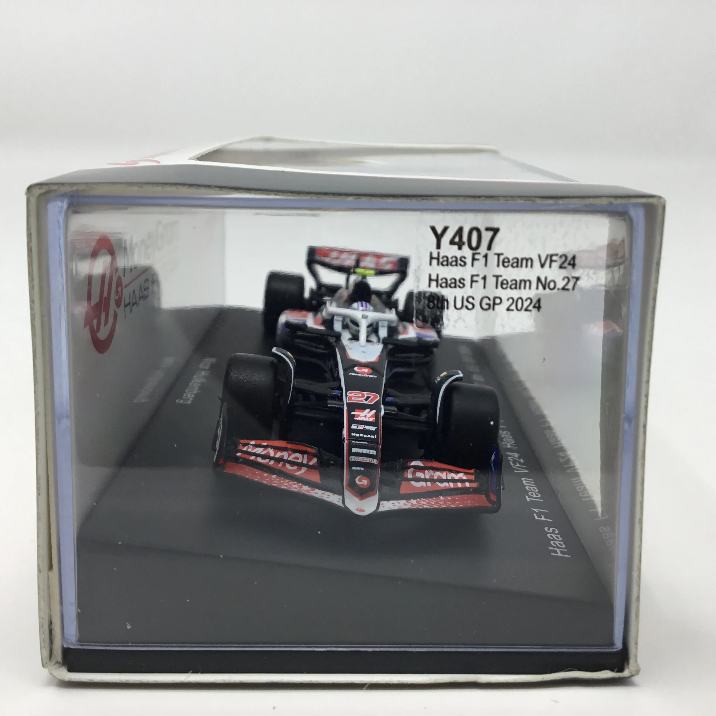 Nico Hülkenberg 2024 Haas VF24 US GP Spark F1 1:64 Diecast - Image 2
