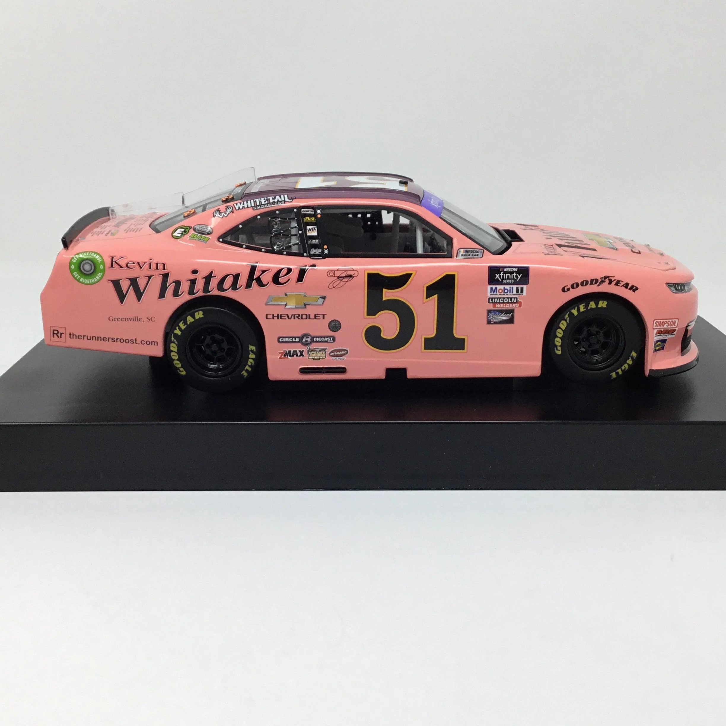 Jeremy Clements 2022 Kevin Whitaker Chevrolet / Dale Earnhardt K-2 Tribute 1:24 Diecast - Image 4