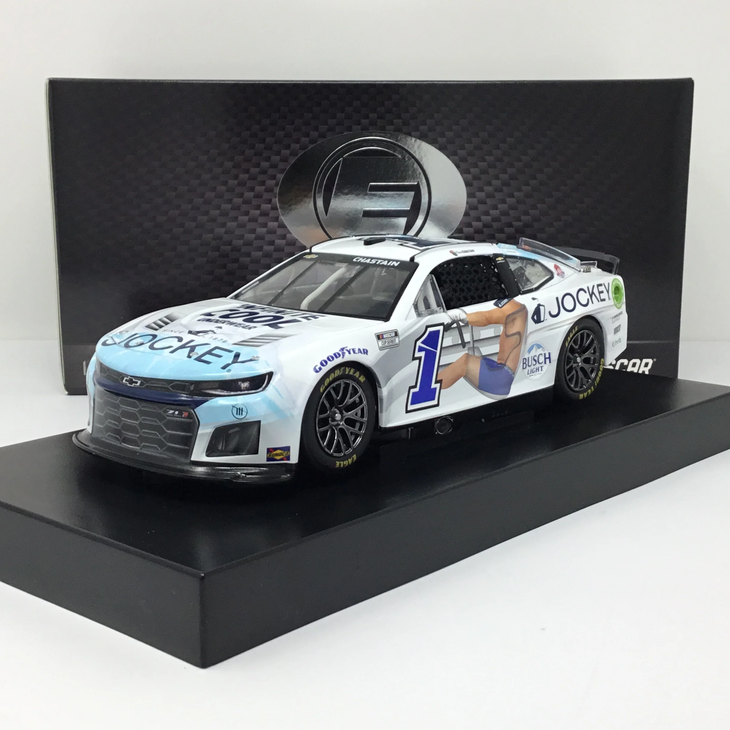 Ross Chastain 2024 Jockey Infinite Cool Foil Number 1:24 Elite Diecast