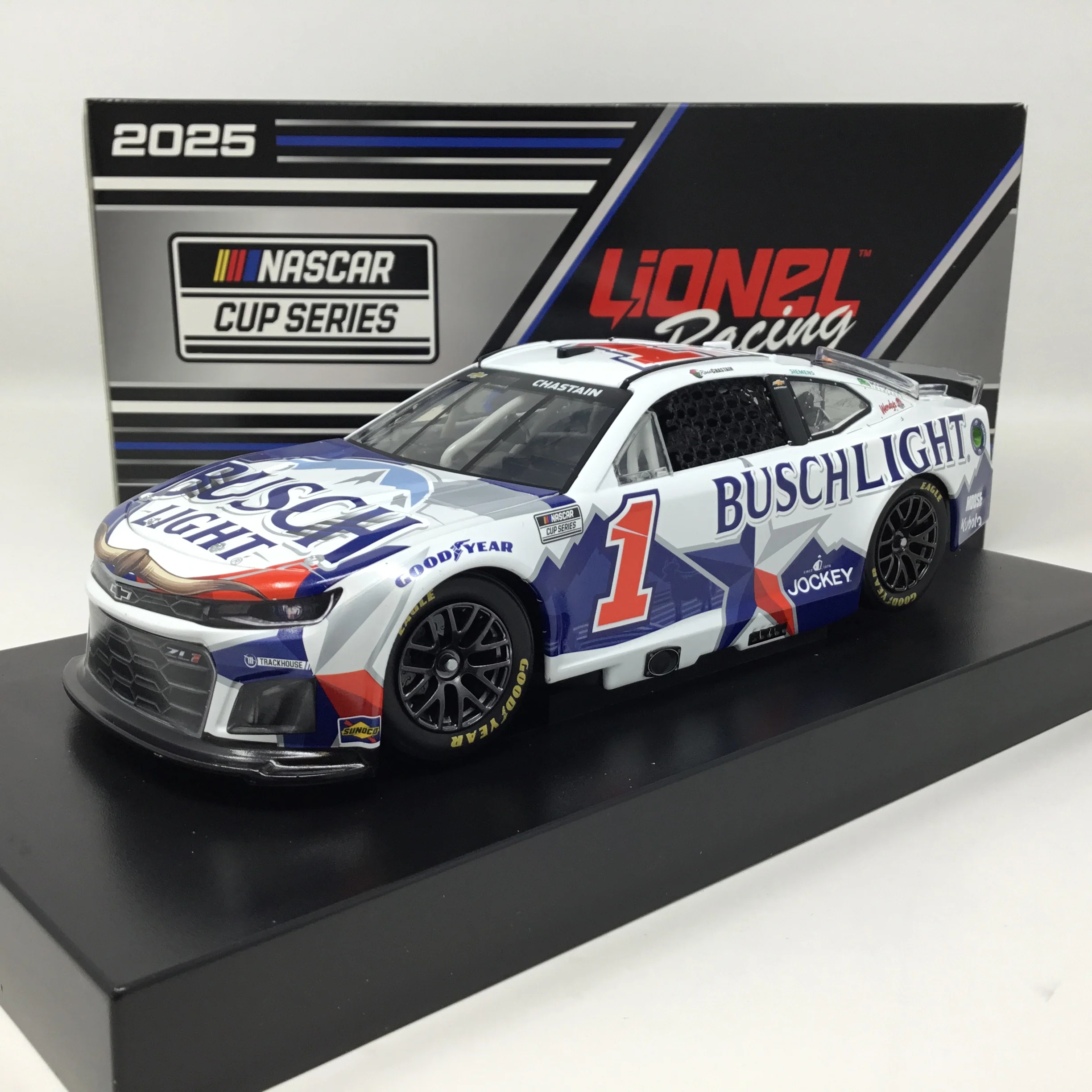 Ross Chastain 2025 Busch Light for the Love of Texas Foil Number 1:24 Diecast