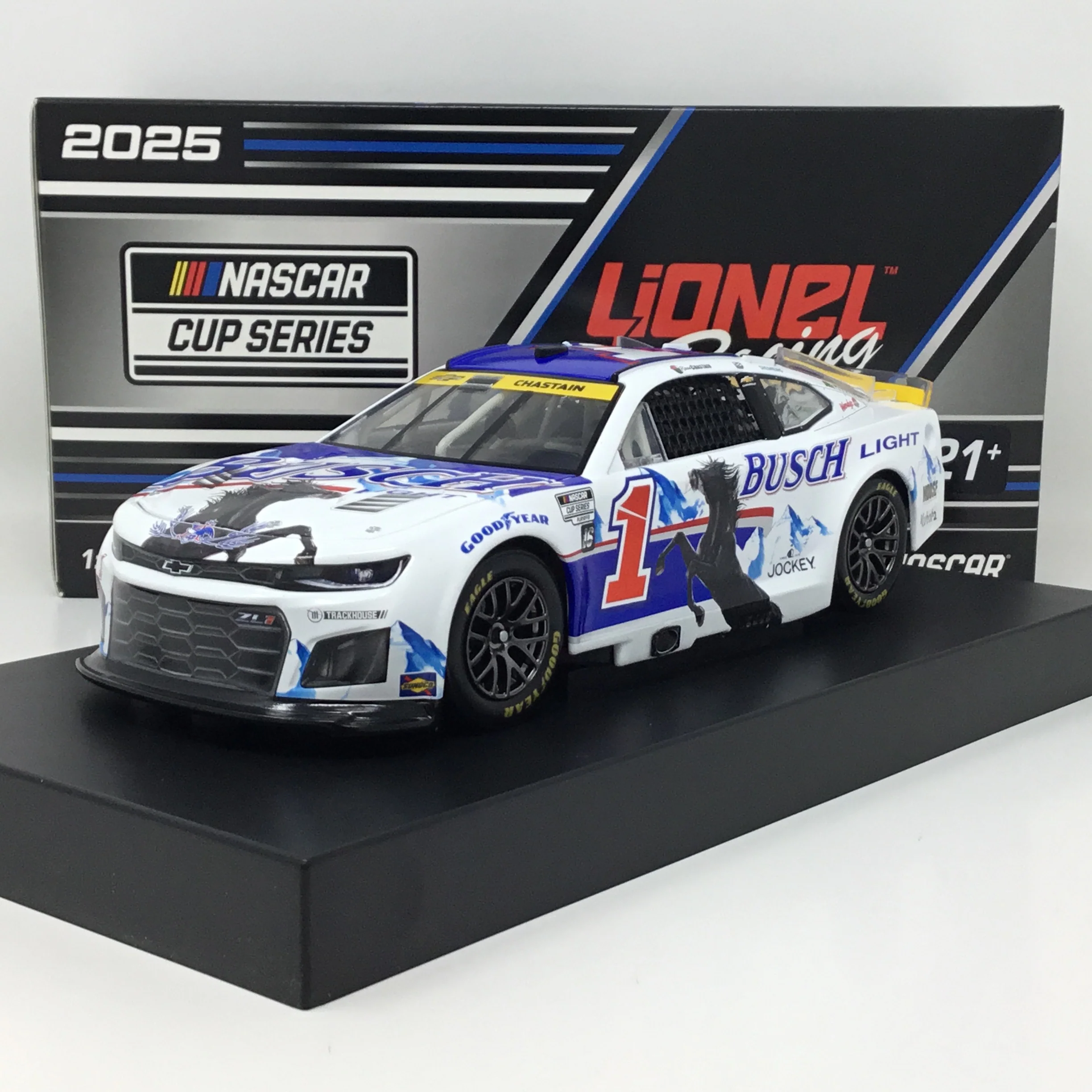 Ross Chastain 2025 Busch Light Retro Foil Number 1:24 Diecast