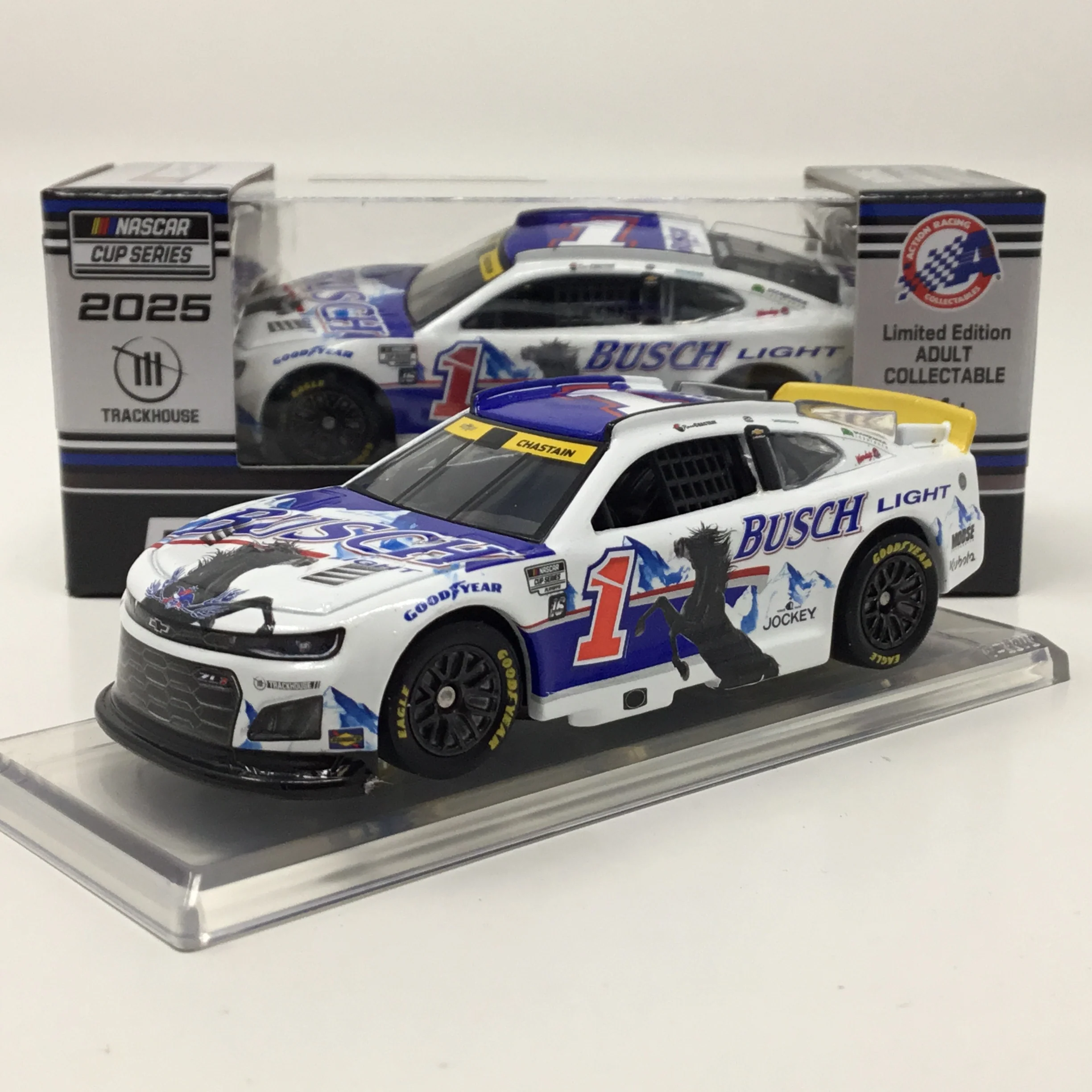 Ross Chastain 2025 Busch Light Retro Foil Number 1:64 Diecast