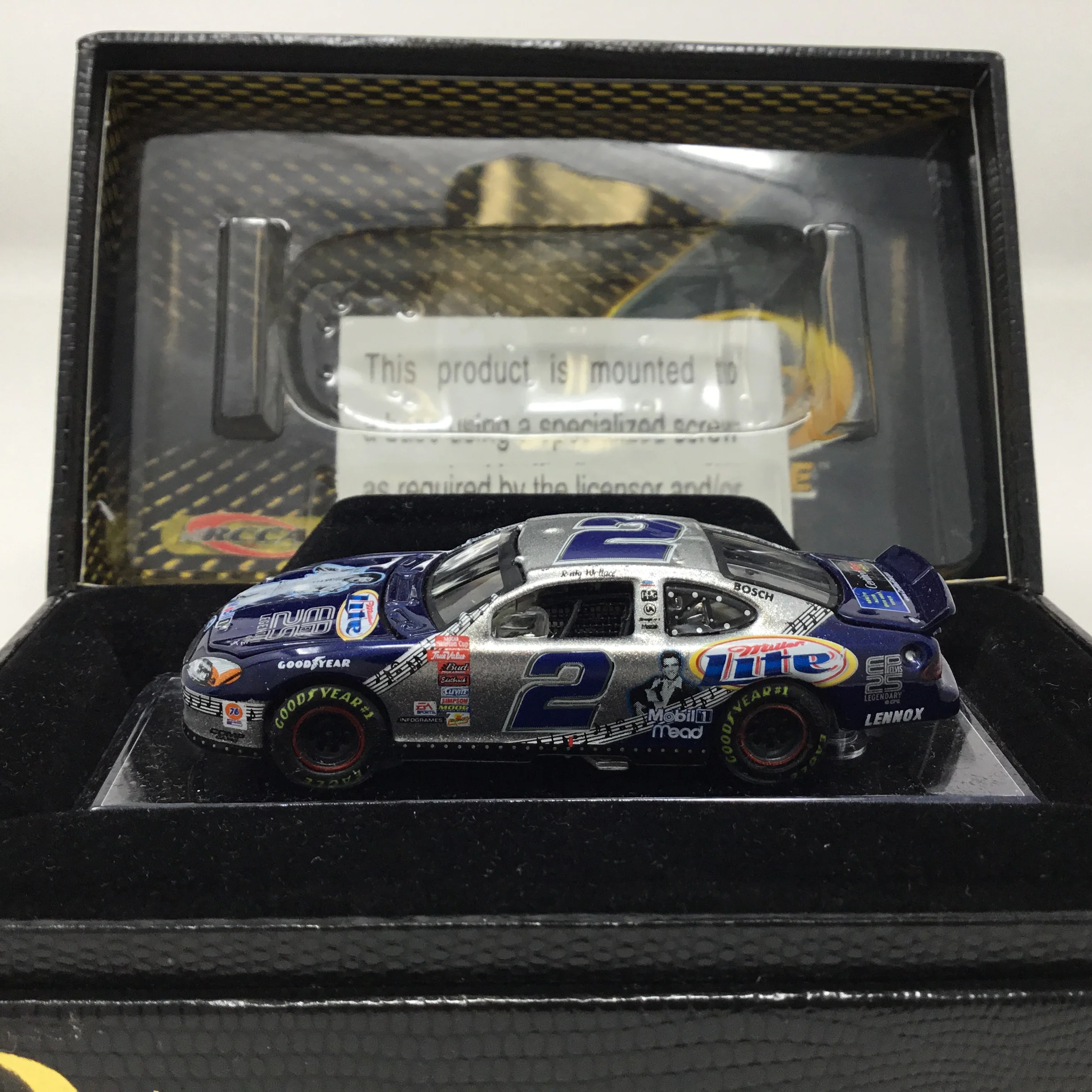 Rusty Wallace 2002 Miller Lite / Elvis 25th Anniversary Elite 1:64 Diecast