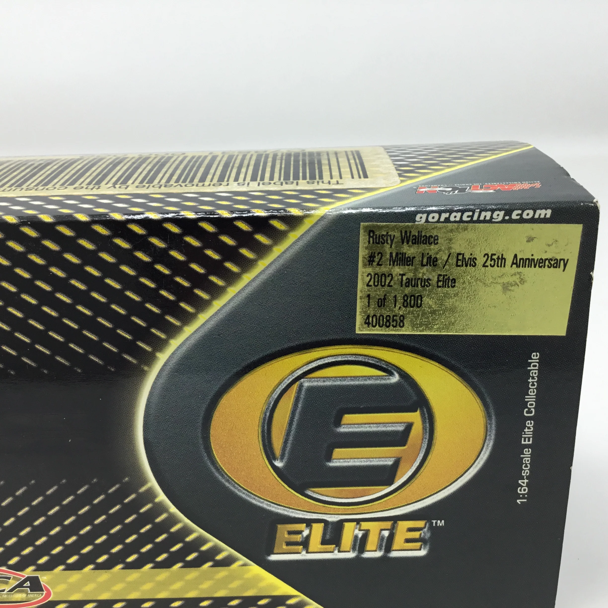 Rusty Wallace 2002 Miller Lite / Elvis 25th Anniversary Elite 1:64 Diecast - Image 2