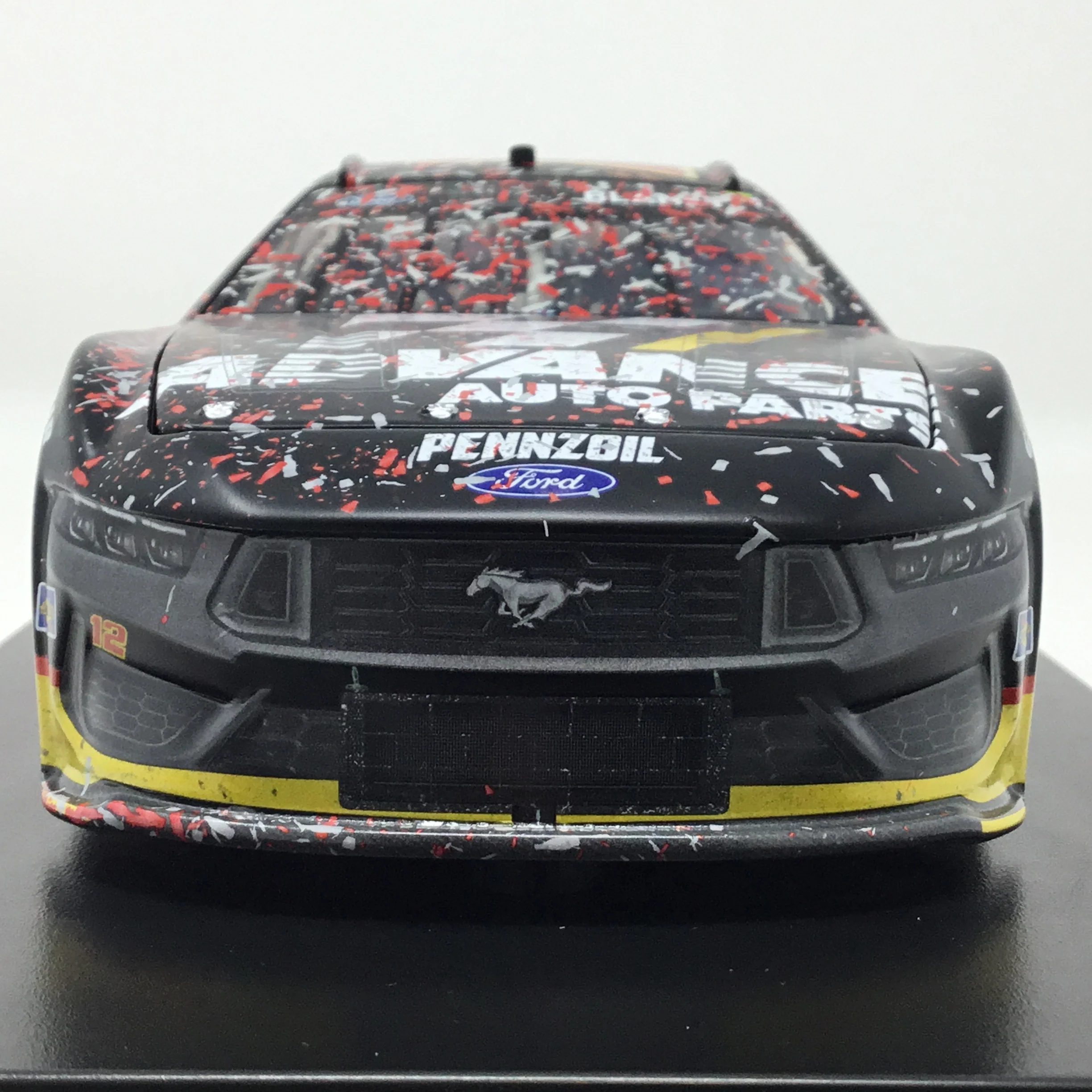 Ryan Blaney 2025 Advance Auto Parts Daytona Race Win Foil Number Elite 1:24 Diecast - Image 4