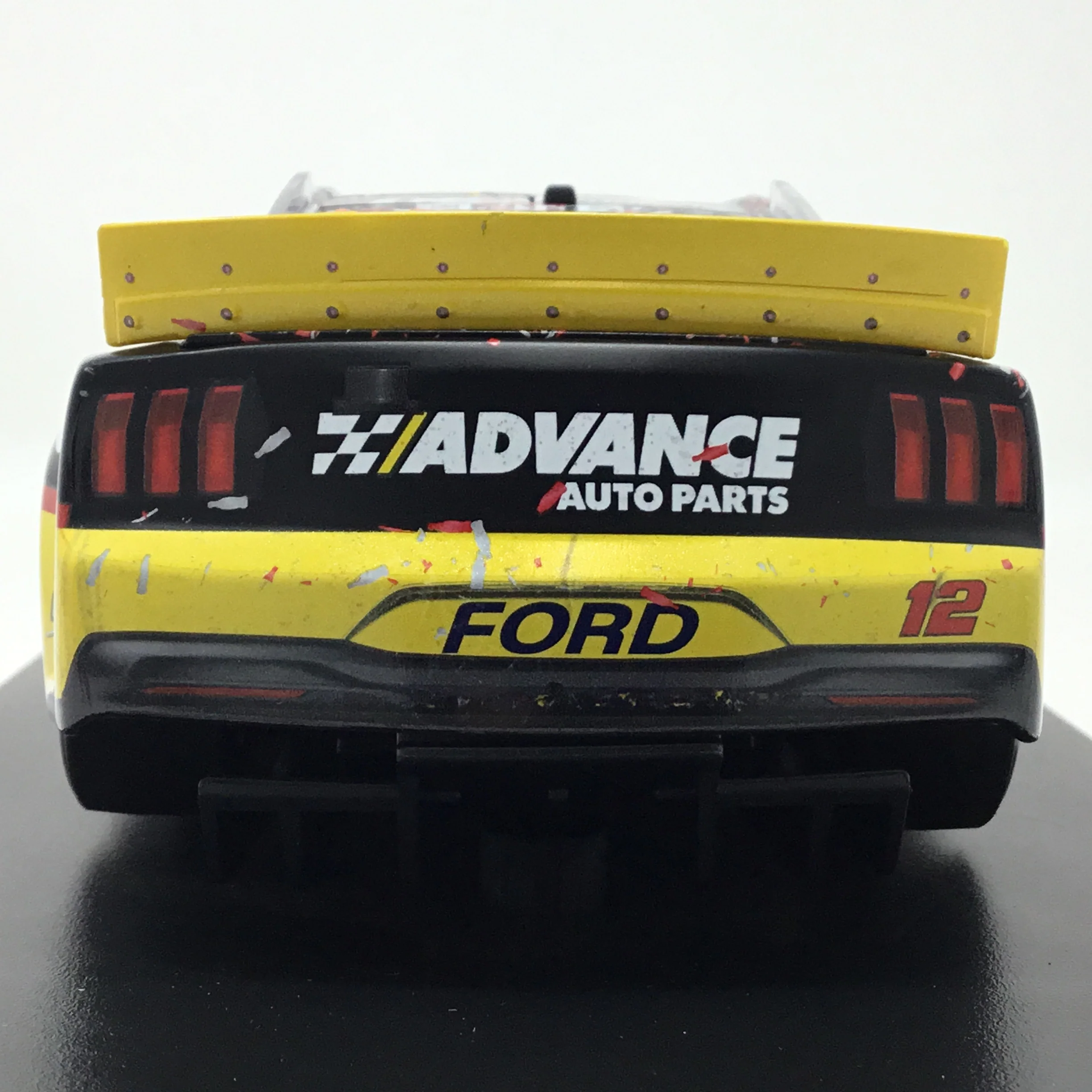 Ryan Blaney 2025 Advance Auto Parts Daytona Race Win Foil Number Elite 1:24 Diecast - Image 6