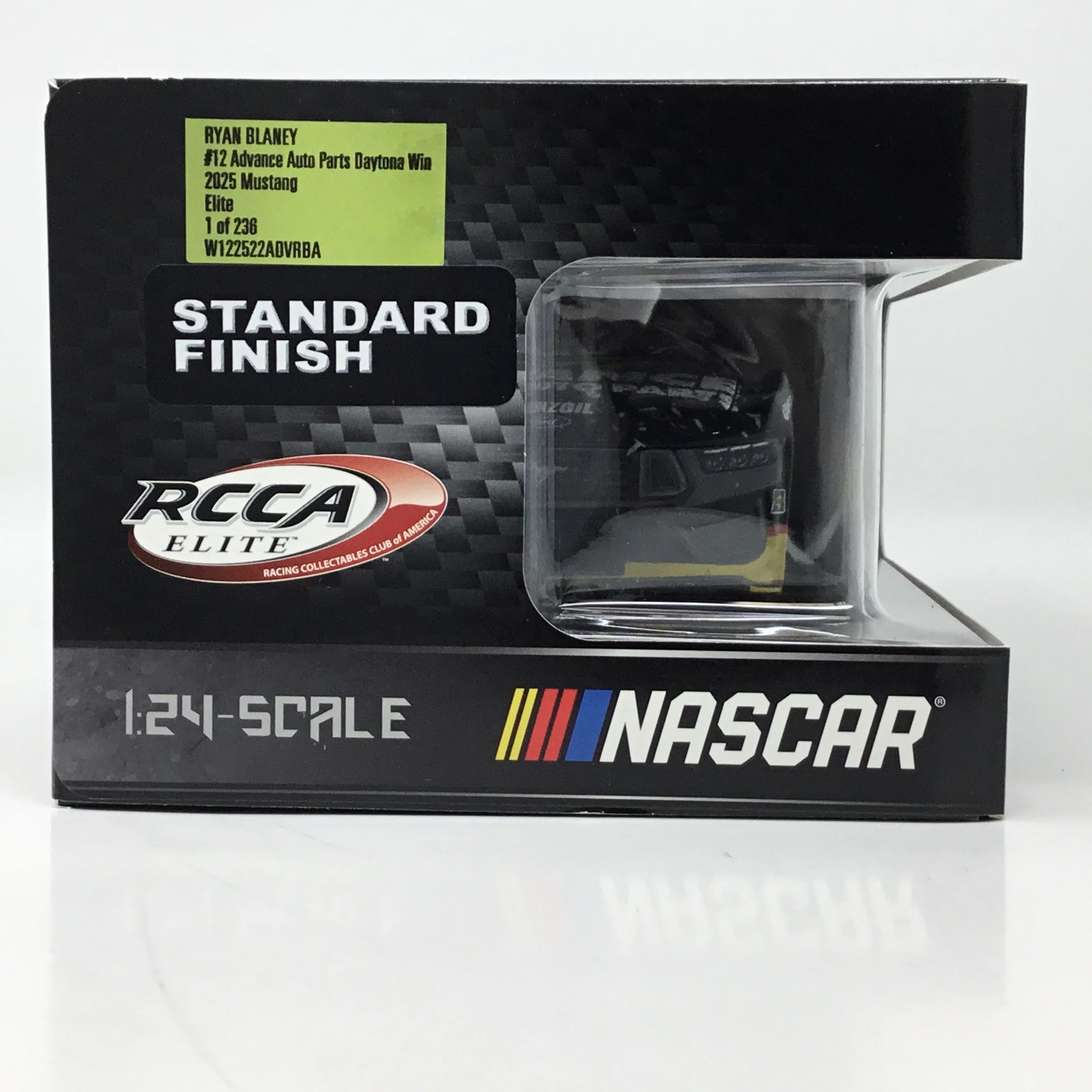 Ryan Blaney 2025 Advance Auto Parts Daytona Race Win Foil Number Elite 1:24 Diecast - Image 7