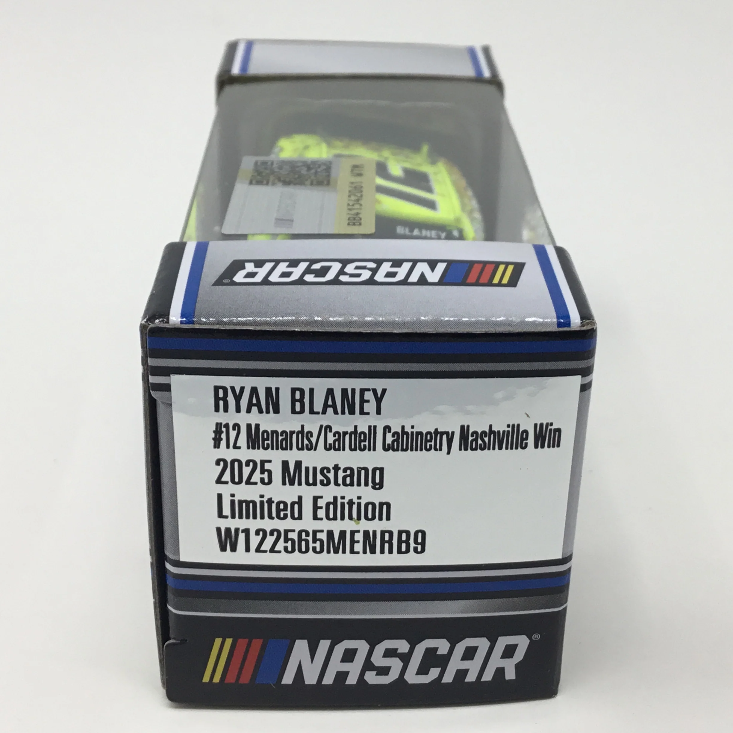 Ryan Blaney 2025 Menards / Cardell Nashville Race Win 1:64 Diecast - Image 3