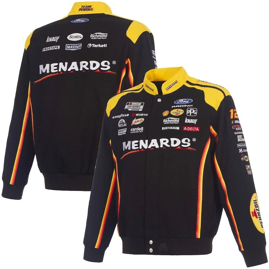 Ryan Blaney 2026 Menard’s Full Snap-Twill Racing Jacket