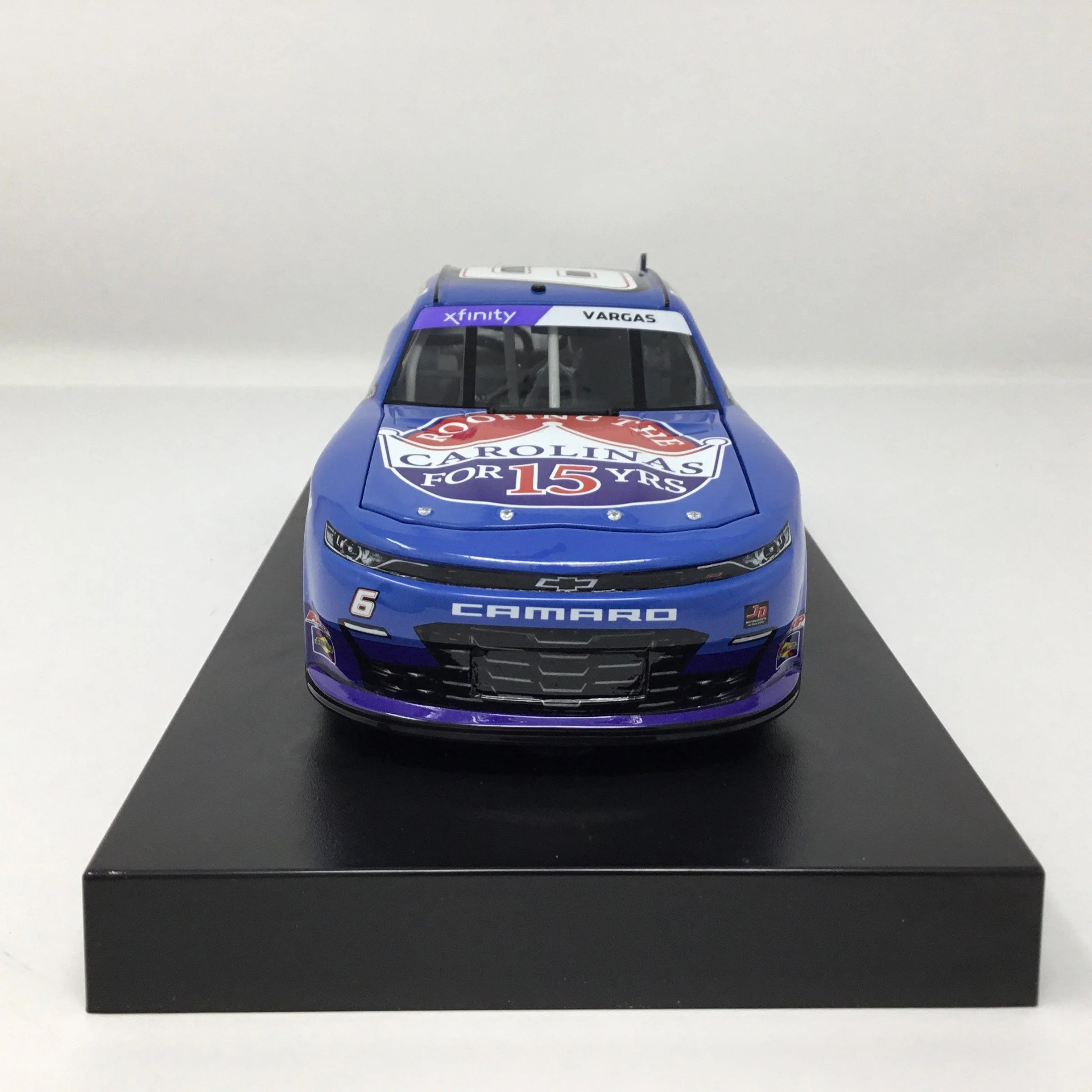 Ryan Vargas 2022 Monarch Roofing Darlington Throwback 1:24 Diecast - Image 3