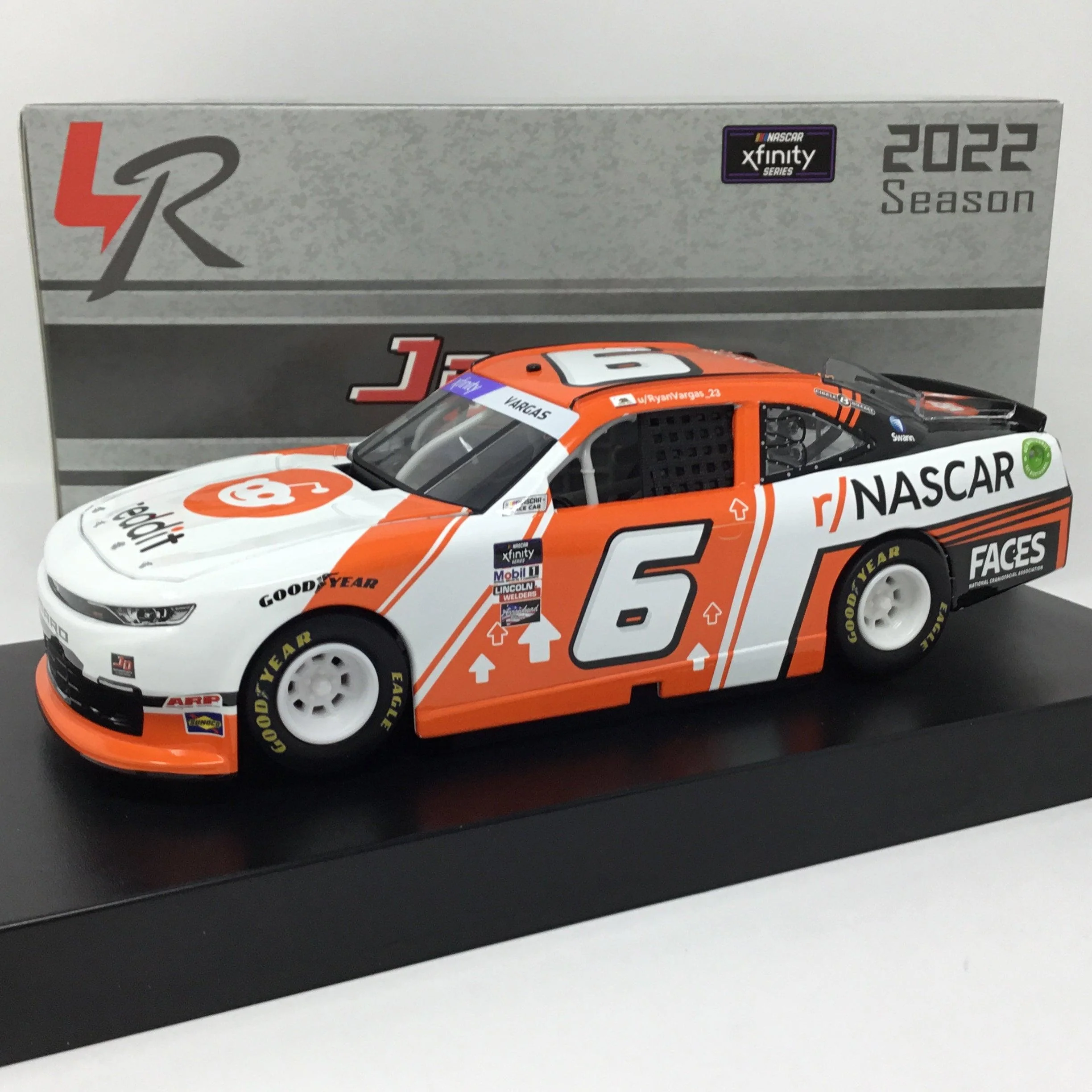 Ryan Vargas 2022 Reddit 1:24 Diecast
