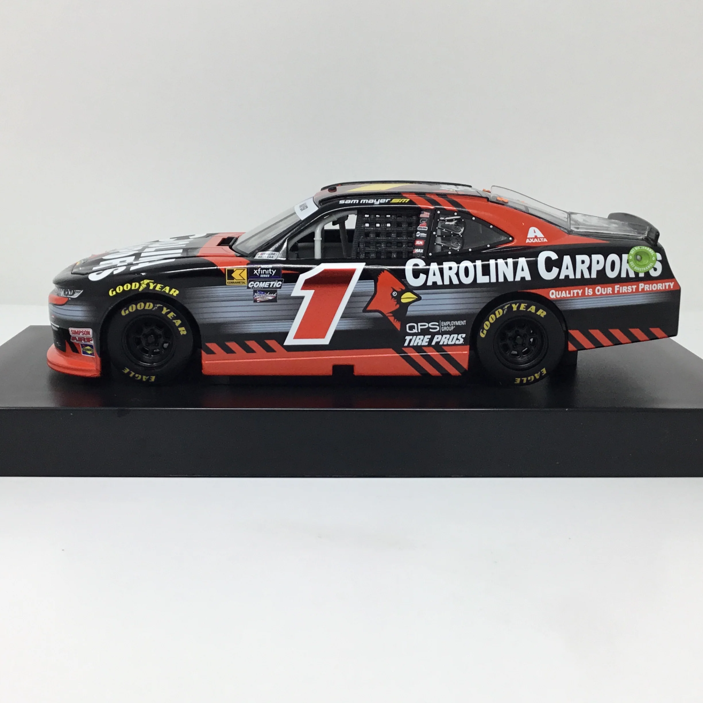 Sam Mayer 2024 Carolina Carports Foil Number 1:24 Diecast - Image 2