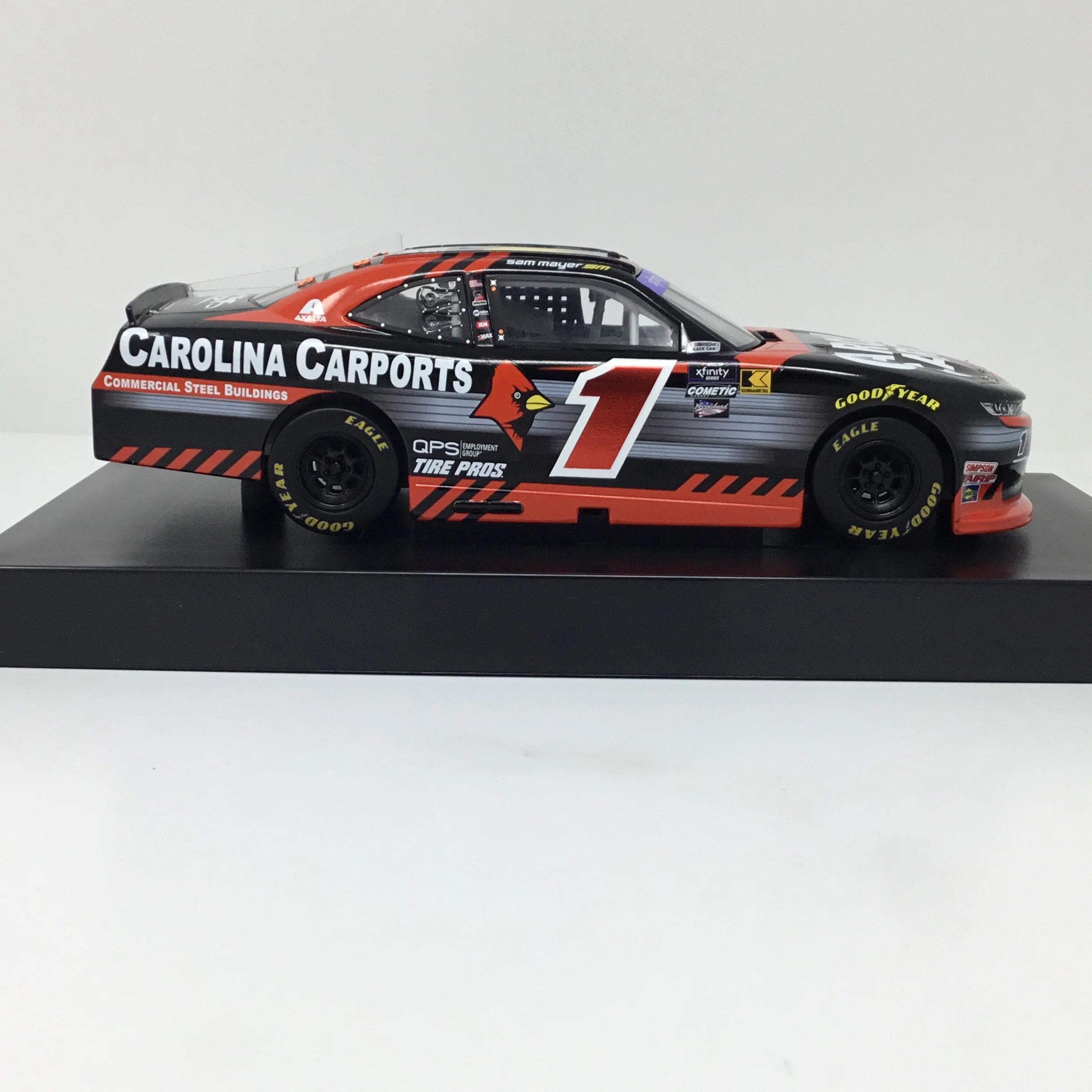 Sam Mayer 2024 Carolina Carports Foil Number 1:24 Diecast - Image 4