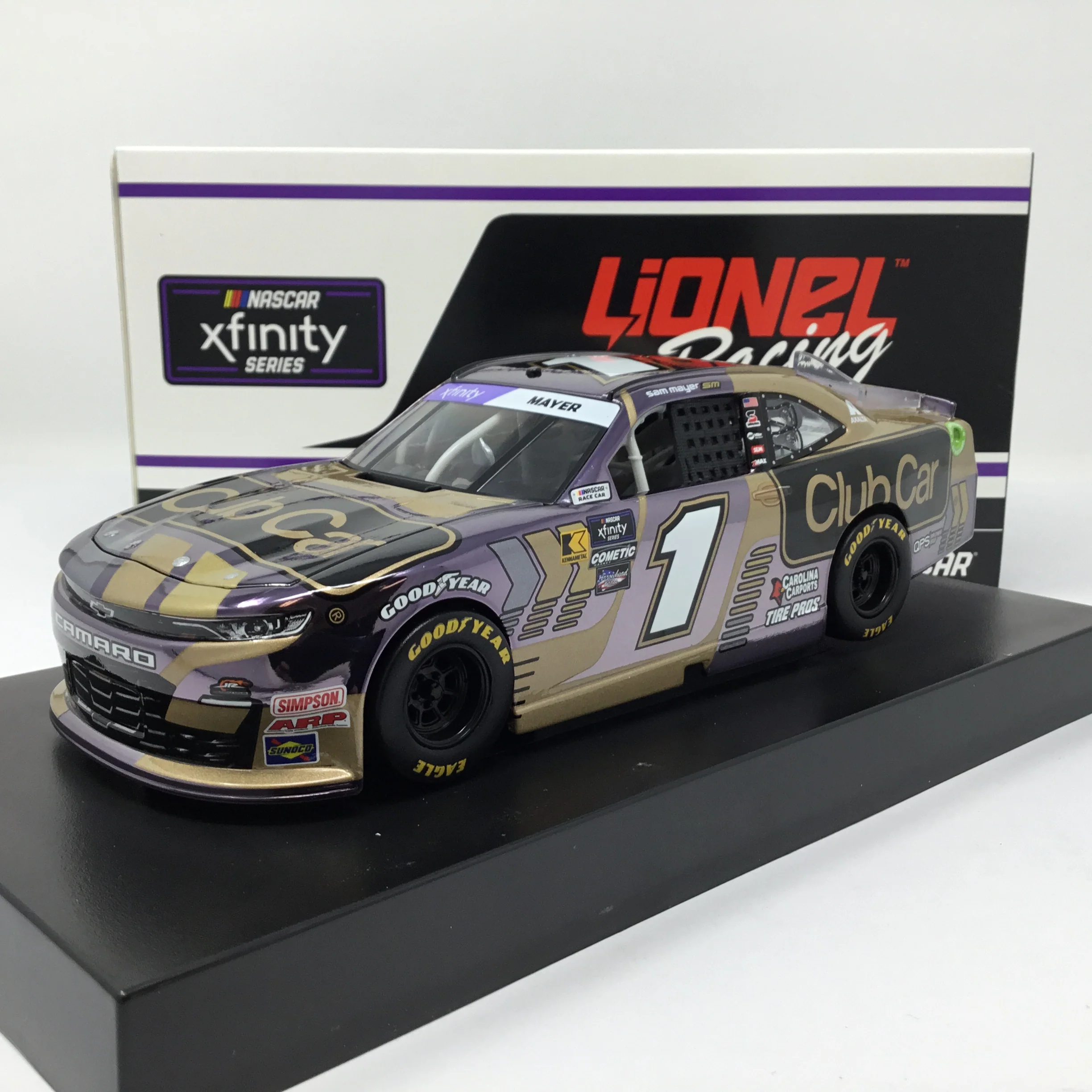 Sam Mayer 2024 Club Car Color Chrome 1:24 Diecast