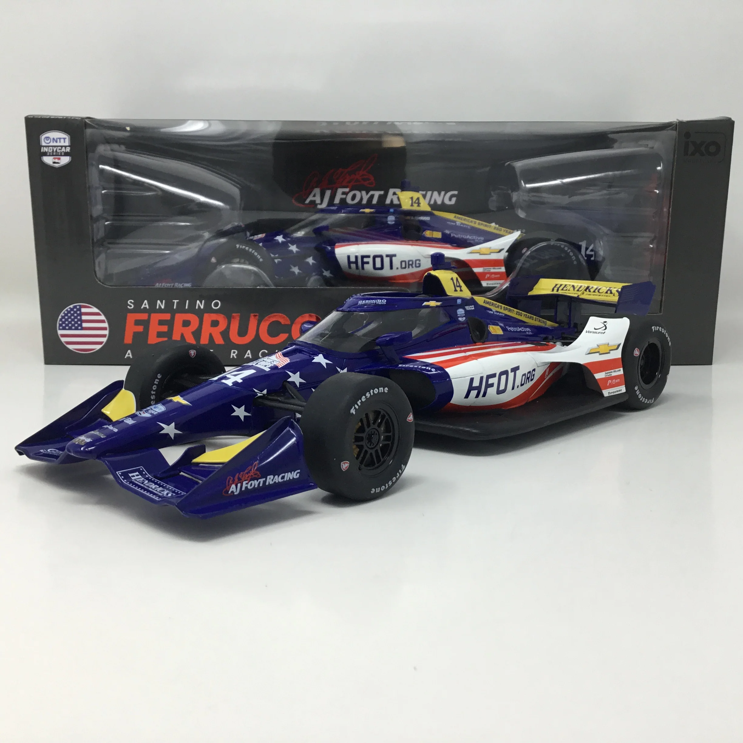Santino Ferrucci 2026 Homes For Our Troops / AJ Foyt Racing 1:18 Diecast