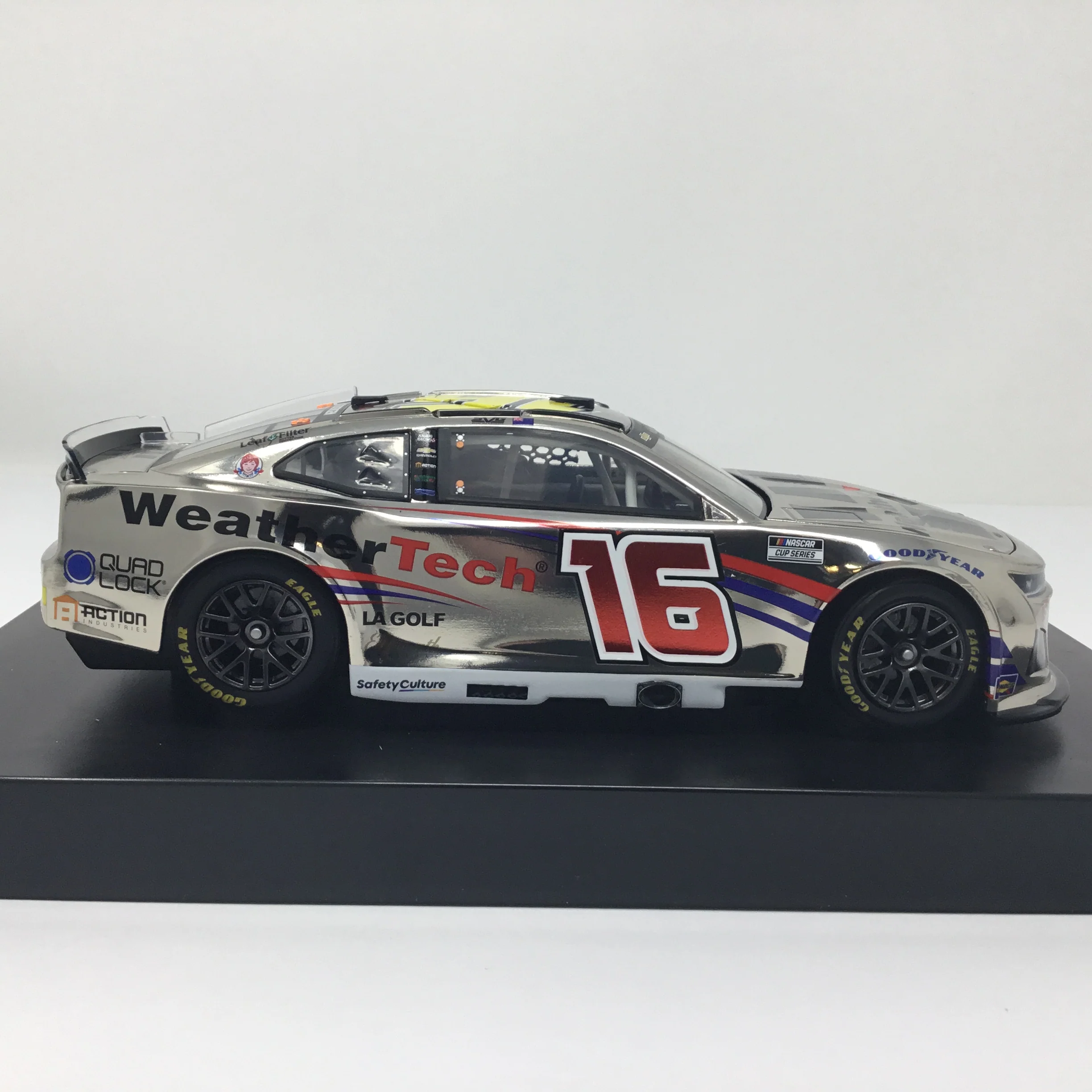 Shane Van Gisbergen 2024 Weathertech Foil Number 1:24 Color Chrome Diecast - Image 4