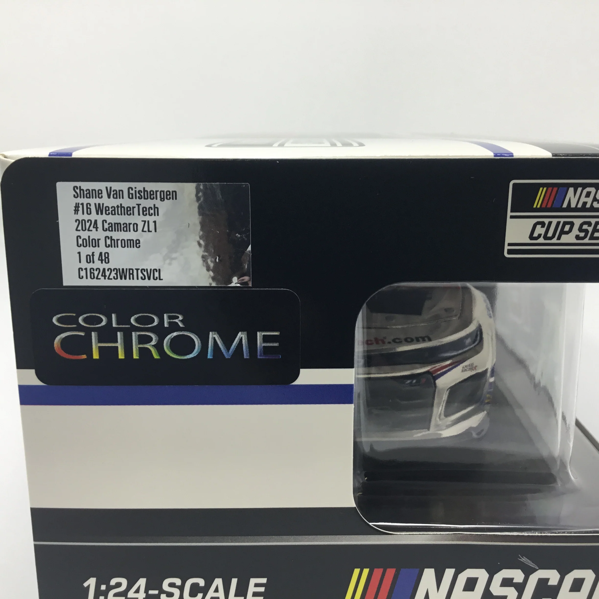 Shane Van Gisbergen 2024 Weathertech Foil Number 1:24 Color Chrome Diecast - Image 6