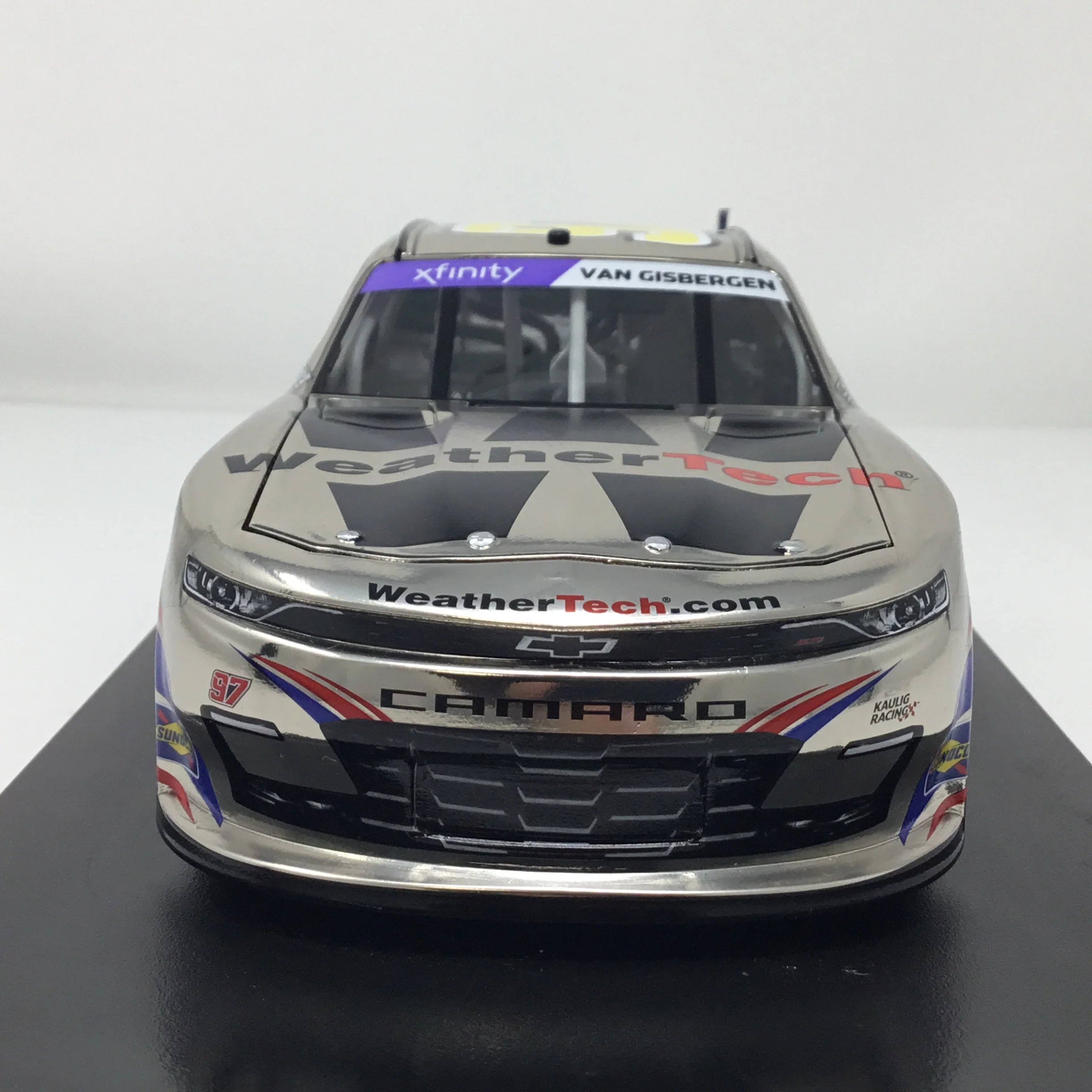 Shane Van Gisbergen 2024 WeatherTech Foil Number 1:24 Color Chrome Diecast - Image 3