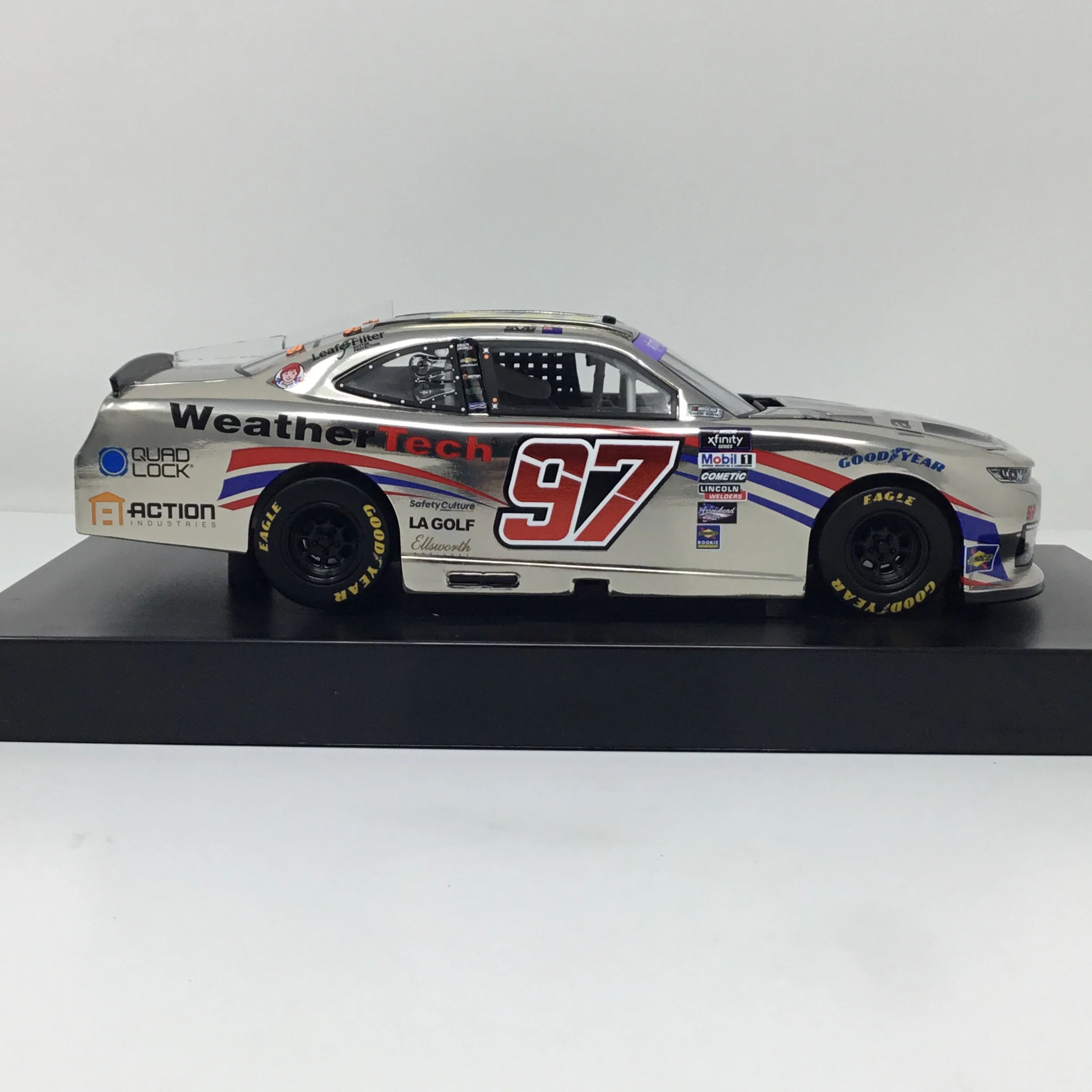 Shane Van Gisbergen 2024 WeatherTech Foil Number 1:24 Color Chrome Diecast - Image 4