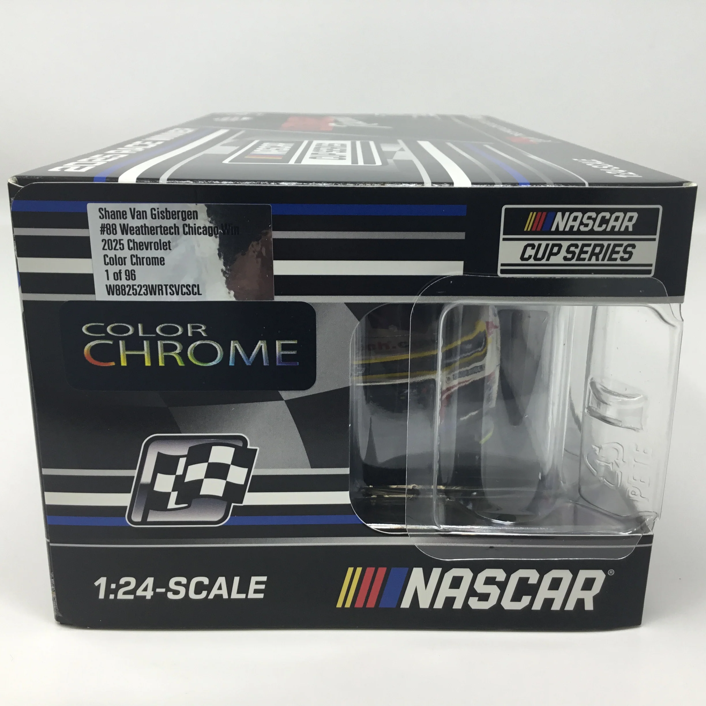 Shane Van Gisbergen 2025 Weathertech Chicago Race Win Foil Number Color Chrome 1:24 Diecast - Image 6