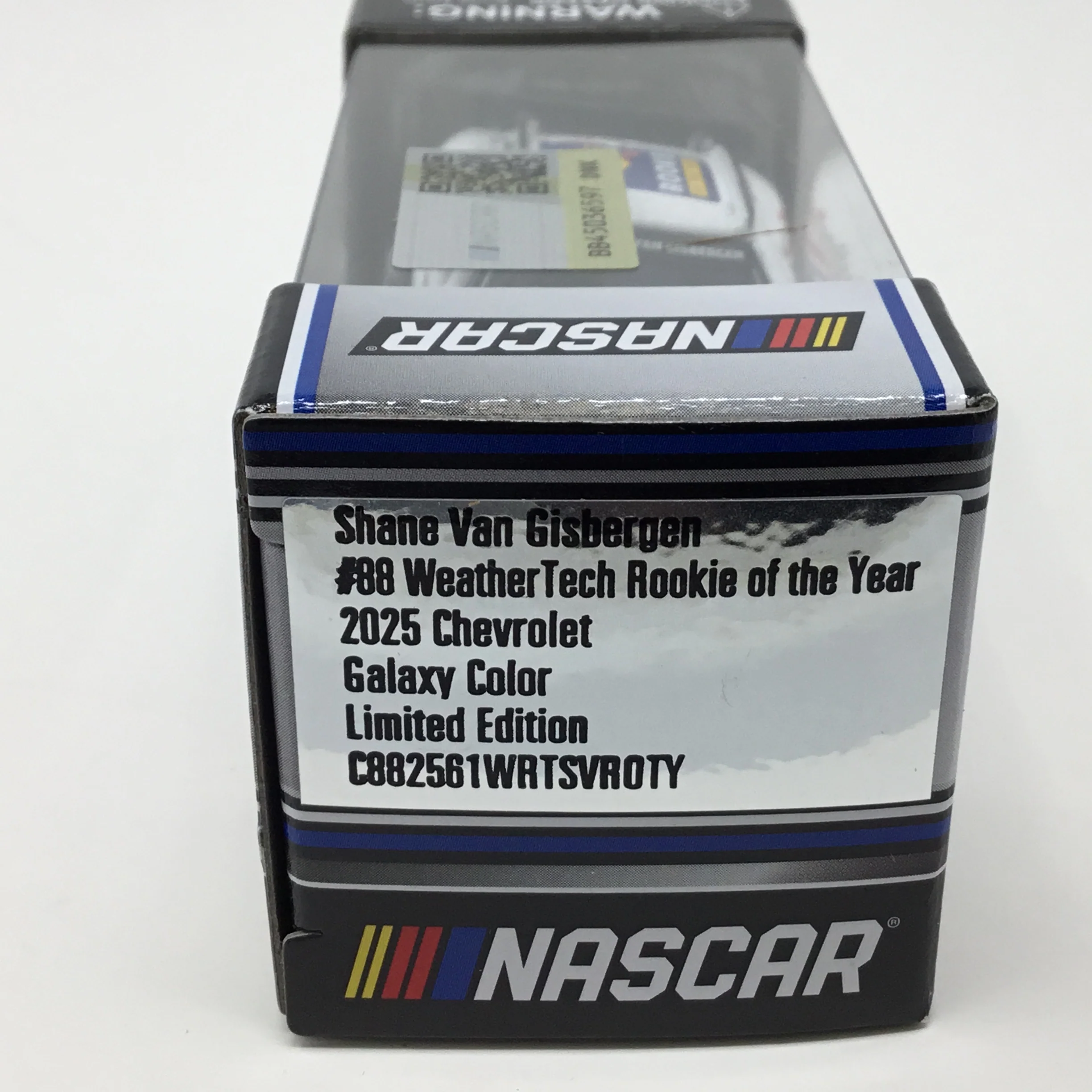 Shane Van Gisbergen 2025 Weathertech Rookie Of The Year Galaxy Color Foil Number 1:64 Diecast - Image 2