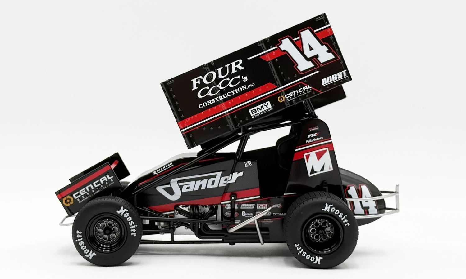 Spencer Bayston 2025 Four CCCC's Sprint Car 1:18 Diecast - Image 3