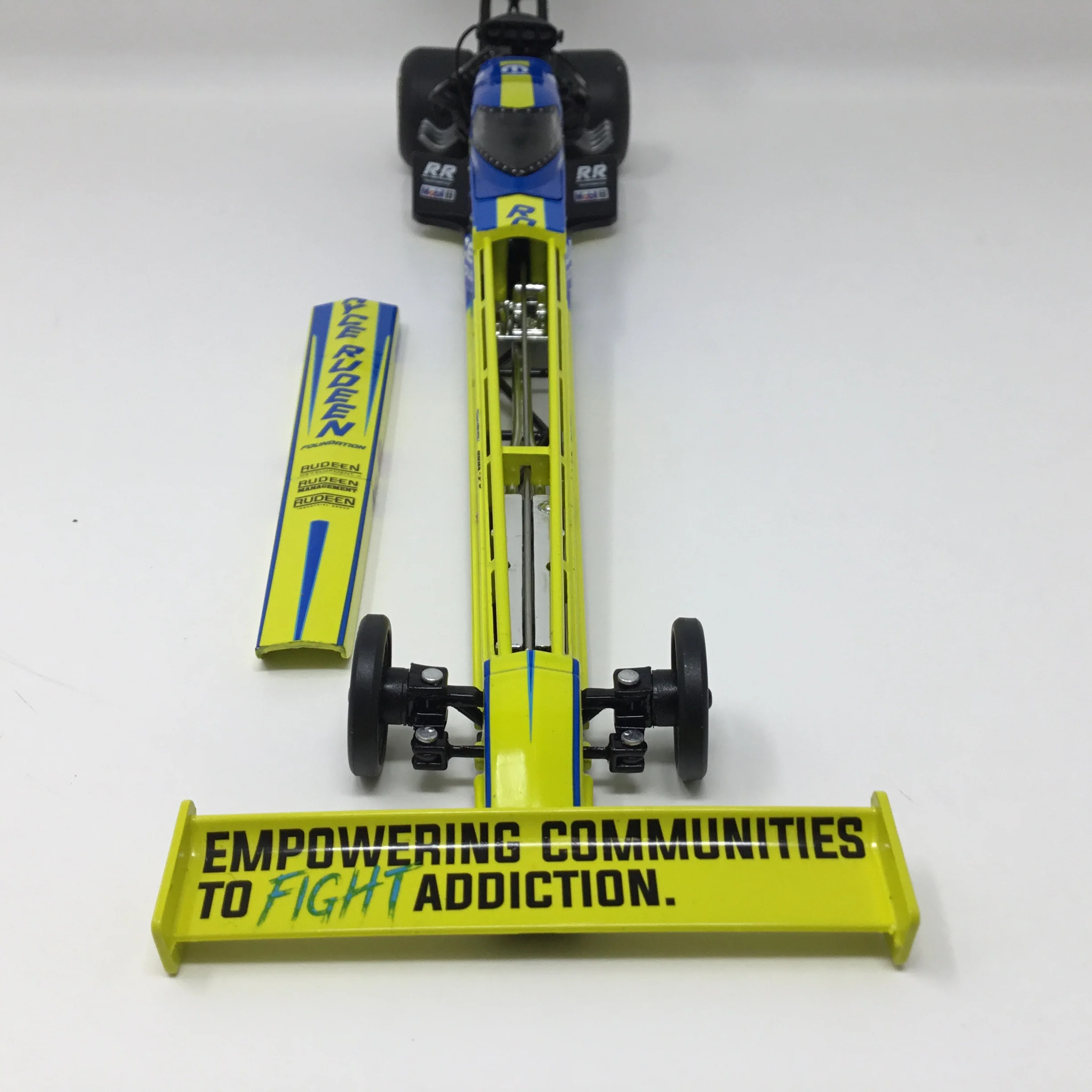 Tony Stewart 2025 Rayce Rudeen Foundation NHRA Top Fuel Dragster 1:24 Diecast - Image 4