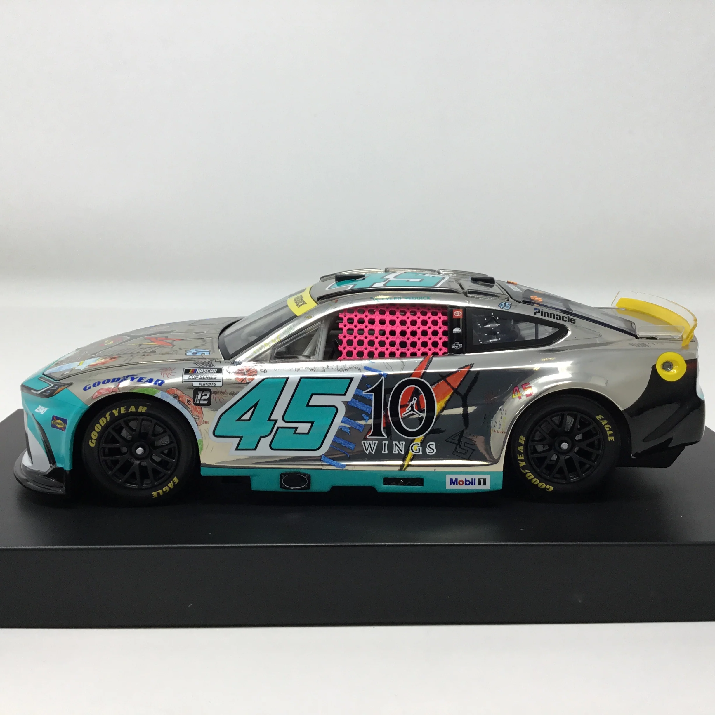 Tyler Reddick 2025 Jordan Brand Charlotte 1:24 Color Chrome Diecast - Image 2