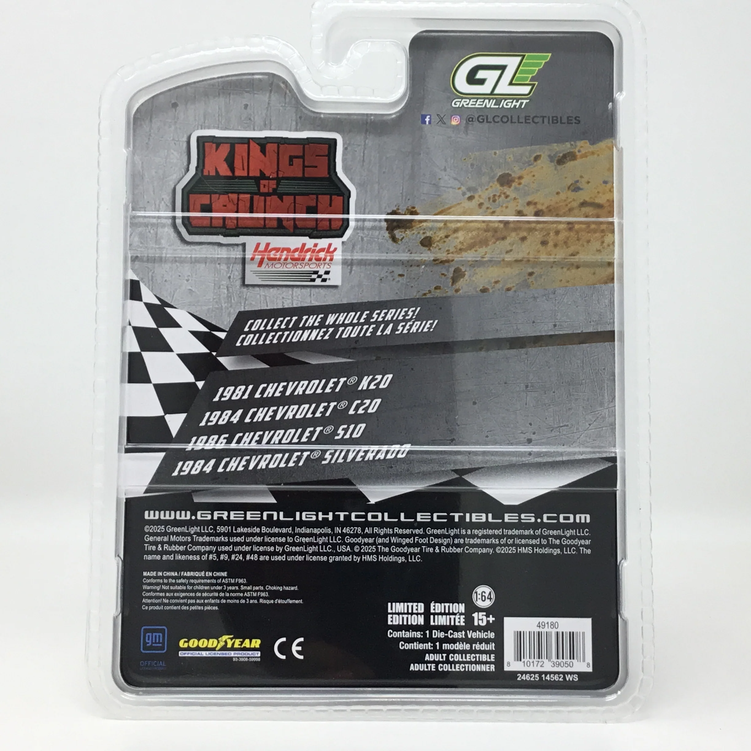 William Byron 1986 Raptor Chevrolet 510 Kings of Crunch 1:64 Diecast - Image 2