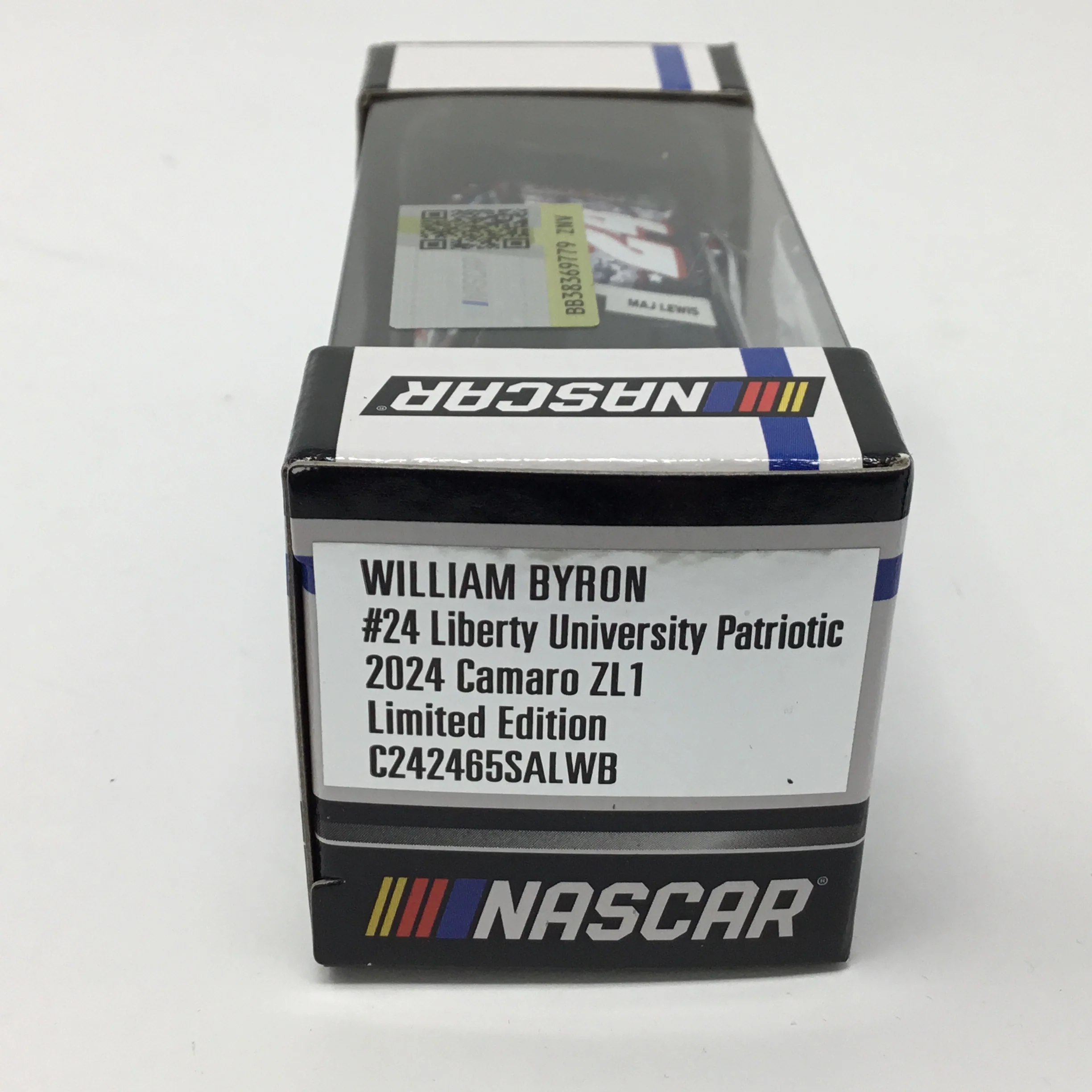 William Byron 2024 Liberty University Patriotic Foil Number 1:64 Diecast - Image 2