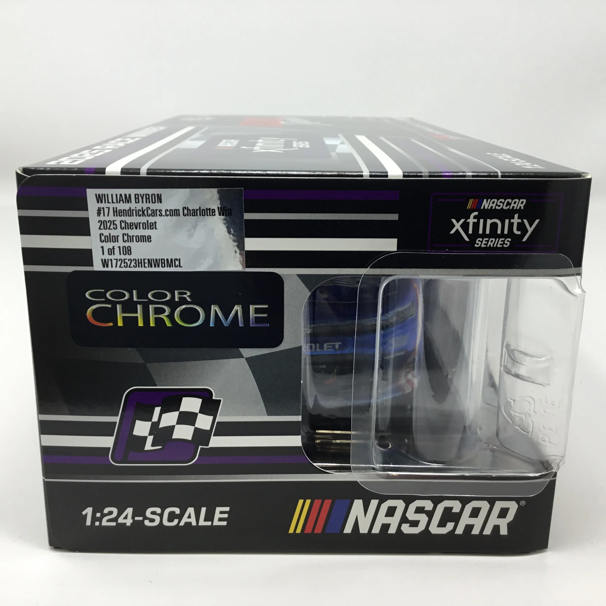 William Byron 2025 Hendrickcars.com Charlotte Race Color Chrome Win 1:24 Diecast - Image 6