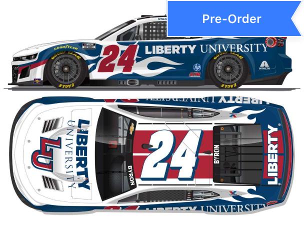William Byron 2026 Liberty University 1:24 Diecast *PREORDER*